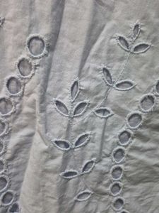 Blue Eyelet Dress