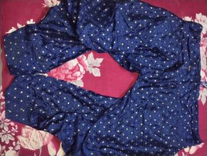 Royal Blue Embroidered Kurta Set