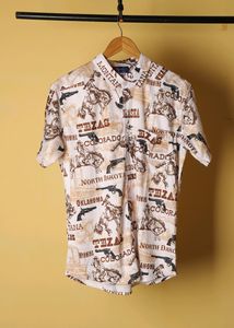 Brand New Cowboy Shirt In Trend, Fashion