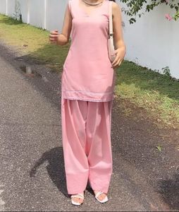Pink Farsi Kurta Set