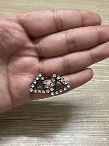 unused Sparkling Stud Earrings
