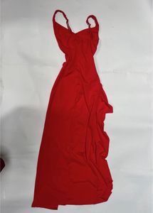 Vibrant Red Maxi Dress