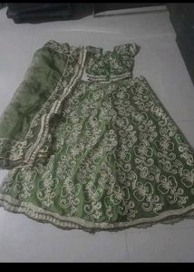 Designer Green Lehenga Choli Set