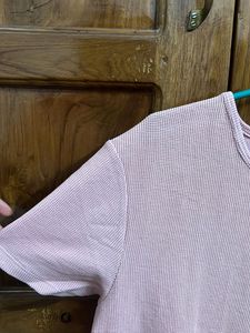 Soft Pink Cotton T-Shirt