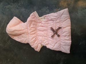 Baby Pink Hooded Puffer Vest