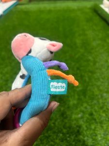 Cow Rattle and Teether Ringaling Toy