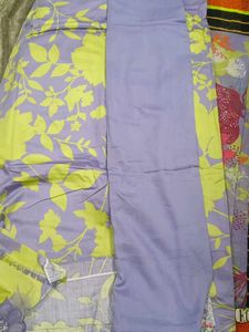 Floral Printed Kurta Set Fabric