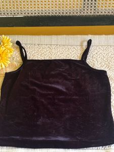 Velvet Camisole Top