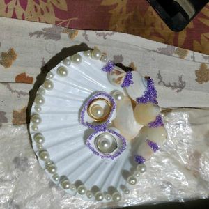 Decorative Seashell Ring Holder