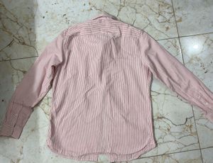 The Bear House Pink Striped Shirt