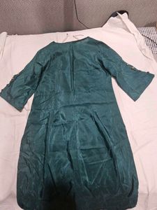 Emerald Green Embroidered Kurta