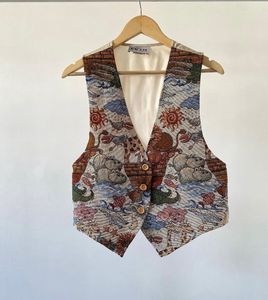 Unique Whimsical Tapestry Vest