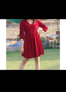 Red Velvet Dress