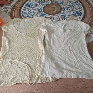 White Top With Inner