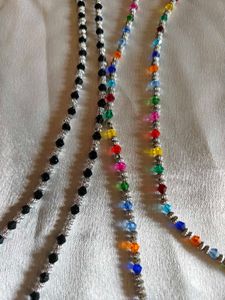 Beaded Anklets with Bells