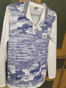 boys/ kids Blue &amp; White Long Sleeve tshirt