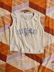 Baby Girl 90s Crop Top