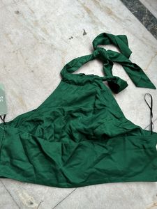H&amp;M Draped Halterneck Top