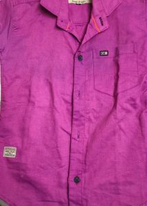 Stylish Pink Button-Up Shirt