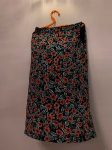 Floral Print Skirt