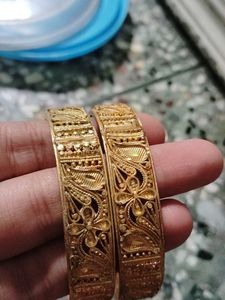 Exquisite Gold-Plated Bangles