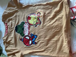 two T shirts MARVEL