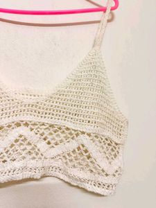 pinteresty beach perfect Crochet Bralette Top🤍