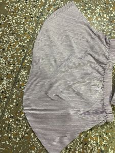 Chic Pleated Two-Piece Set
