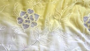 Yellow Embroidered Saree with blouse 💛✨🪽