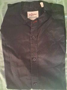 Men's Classic Black Button-Up Shirt