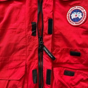 Canada Goose Red Down Puffer Jacket