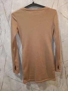 Long Sleeve Casual Mini Dress (size-S)