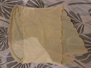 Women's summer Yellow Embellished top
