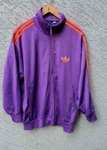 Vintage Purple Adidas Track Jacket