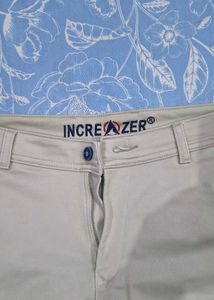Men's Beige Classic Fit Chinos length 40