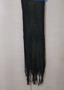 3 Shawls/stoles -black,brown,violet