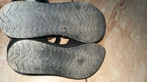 Sparkly Kids Black Wedge Sandals