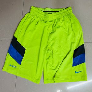 Neon Green Nike Basketball Shorts