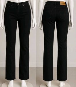 Classic Black Bootcut Jeans