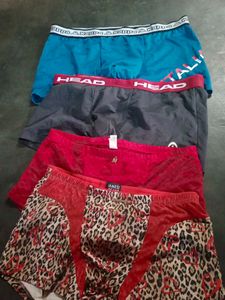 Assorted Men's Boxers - Pack of 4