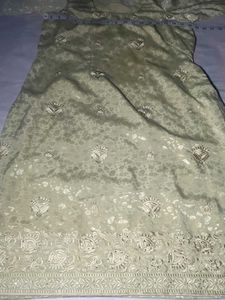 crepe Silk Elegant Brocade Kurta Set