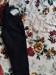 Kids Black Jeggings Waist 20 Length 25