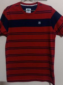 Striped Crew-Neck T-shirt