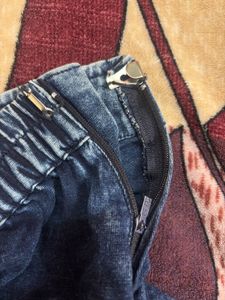 Denim A-Line Skirt