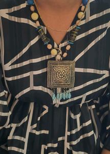 Bohemian Beaded Statement Necklace