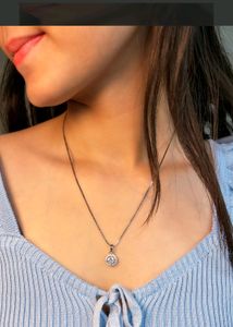 Evil Eye Chain Pandent Pure Silver 925