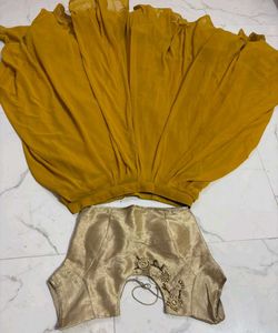 Stunning musterd Yellow Lehenga Choli full gherdar