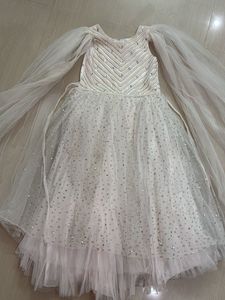 Sparkly White Tulle Dress