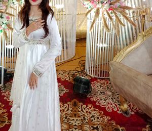 Pakistani trending gown 2 pc set