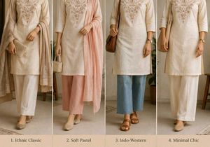 Elegant Embroidered Kurta